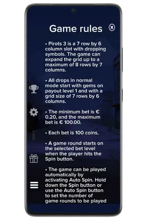 Pelisäännöt Pirots 3 slot